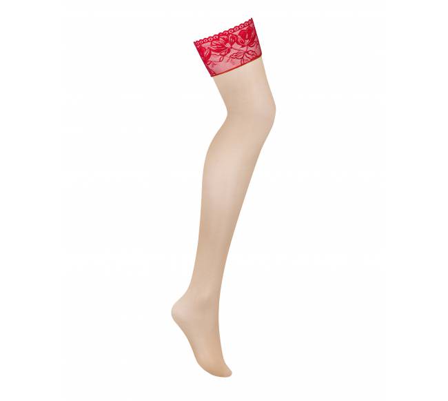 Obsessive Prisegamos kojinės su nėrinių juosta LACELOVE STOCKINGS2