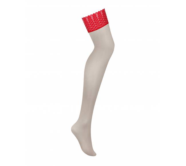 Obsessive Prisegamos kojinės su nėrinių juosta INGRIDIA STOCKINGS2