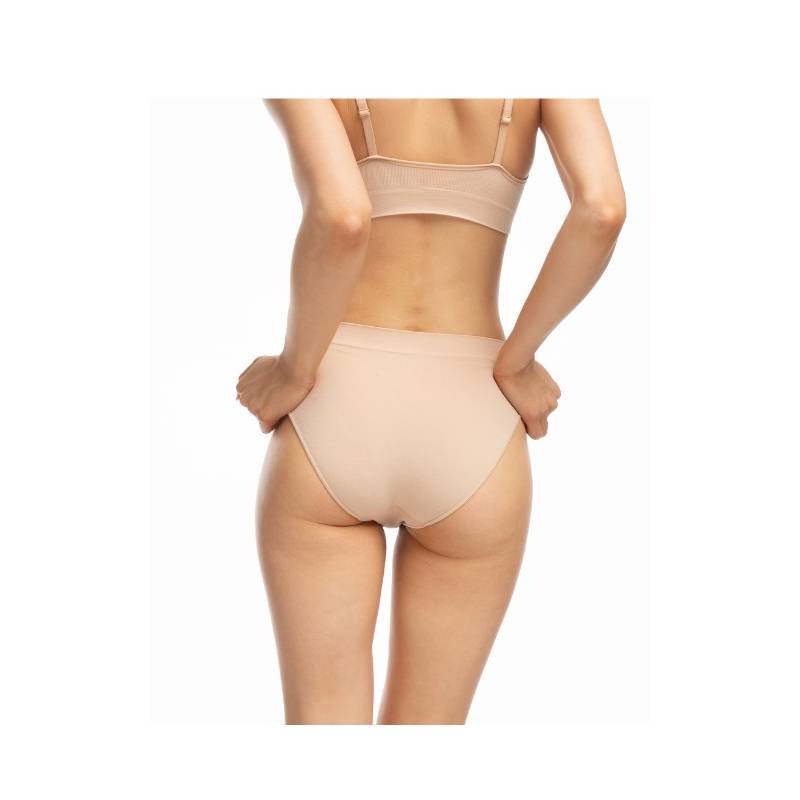 Julimex Klasikinės bambukinės kelnaitės BAMBOO BIKINI NUDE0