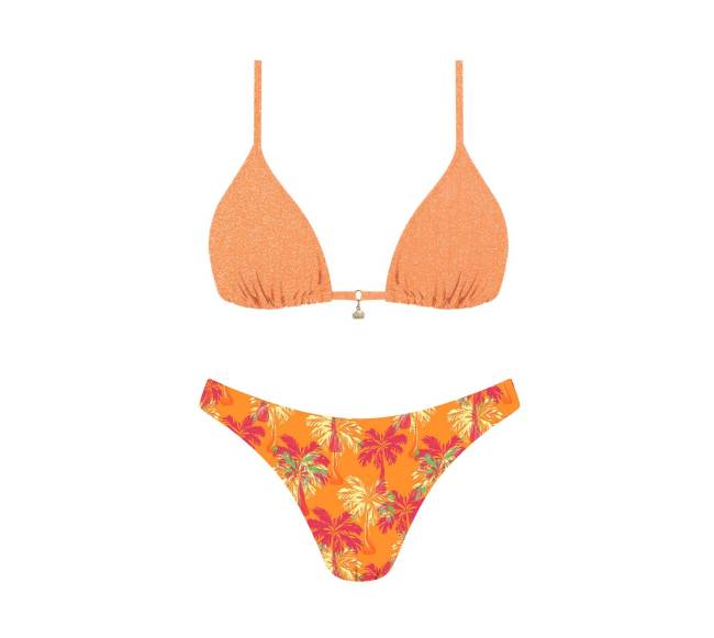 MrMiss Bikini maudymosi kostiumėlis METALLIC ORANGE MIX2