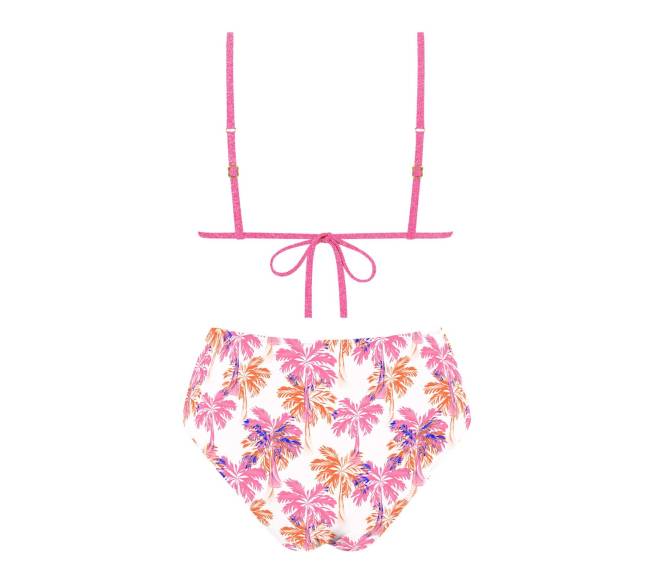 MrMiss Bikini maudymosi kostiumėlis METALLIC PINK MIX2