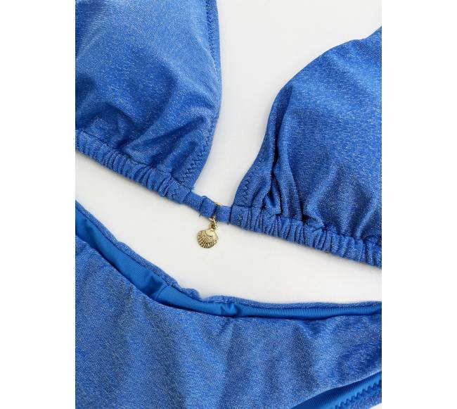 MrMiss Bikini maudymosi kostiumėlis METALLIC BLUE1