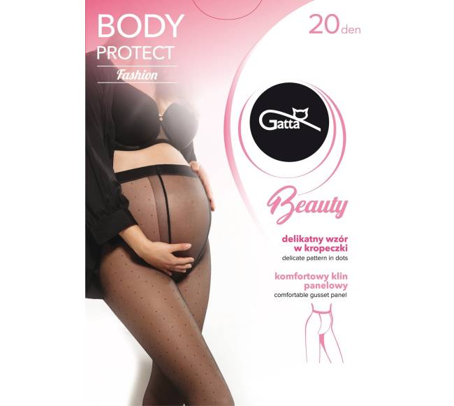 Gatta Pėdkelnės nėščiosioms BODY PROTECT NERO 20 den.1