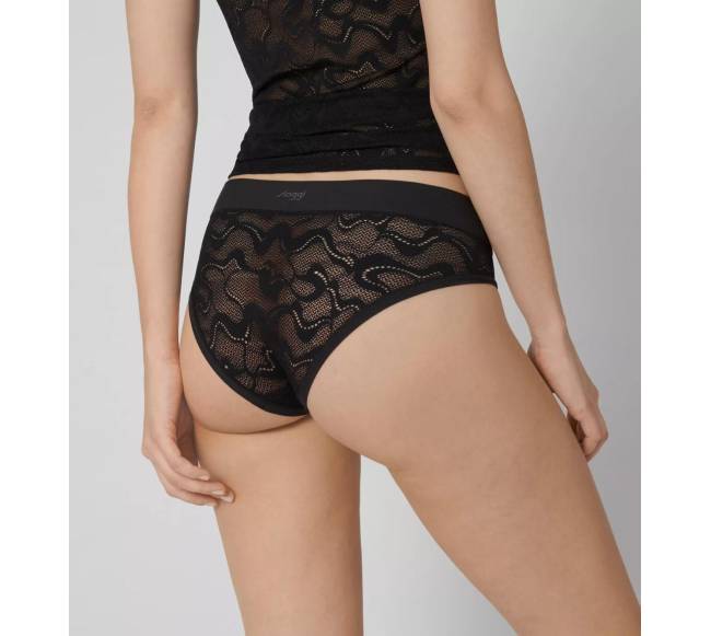 Sloggi Apatinių komplektas GO ALLROUND LACE P BLACK1