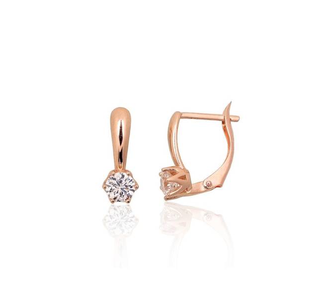 Auksiniai auskarai ant cilindrinės spynos0