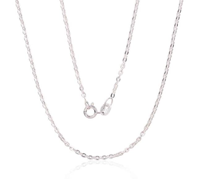 Sidabrinė grandinėlė Anchor round 2 mm , briaunų apdirbimas deimantu0