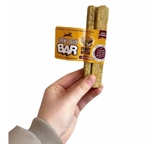 Chewllagen BAR Riešutų sviesto skanėstas šunims 3 vnt. (S dydis)1