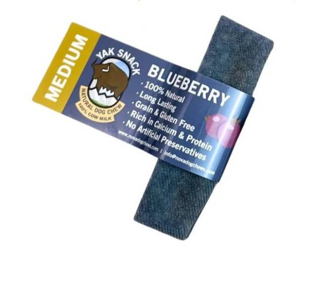 Jako sūris šunims su mėlynėmis, YAK SNACK, M dydis0