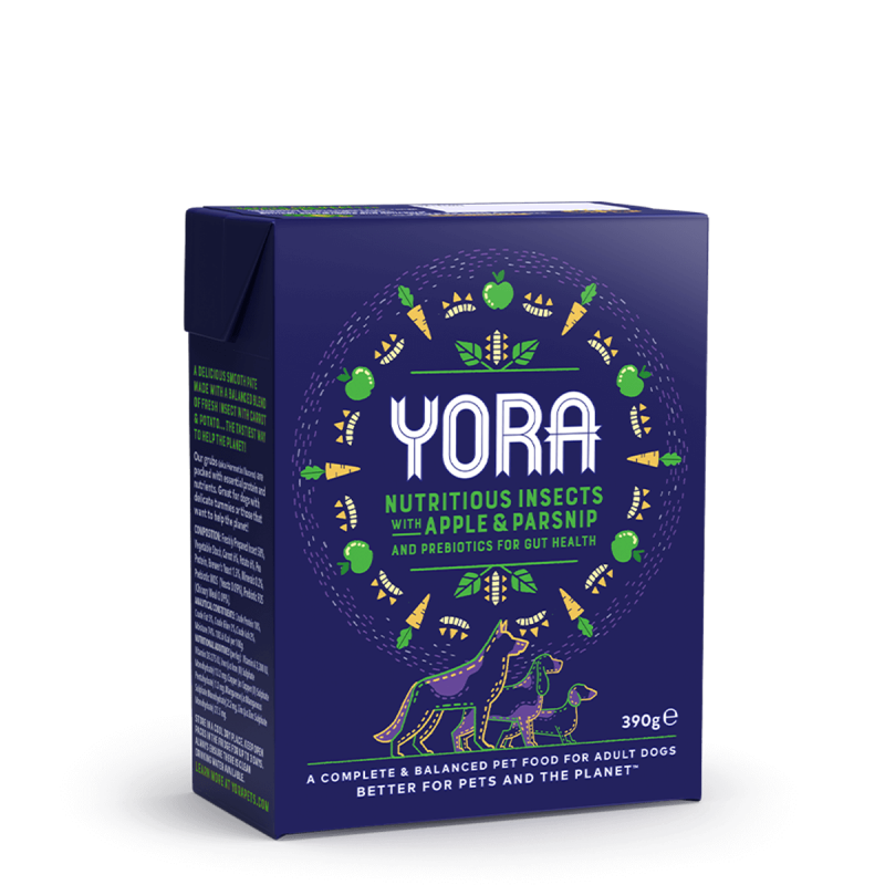 Yora hipoalerginis šunų paštetas su obuoliais ir pastarnokais0