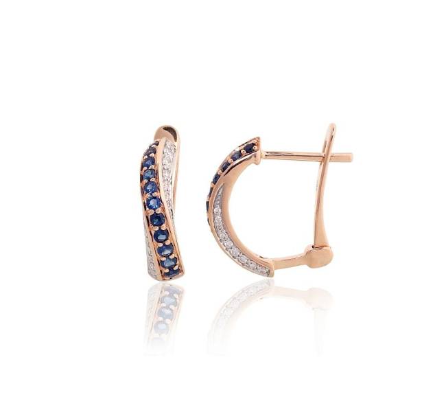 Auksiniai auskarai ant cilindrinės spynos0