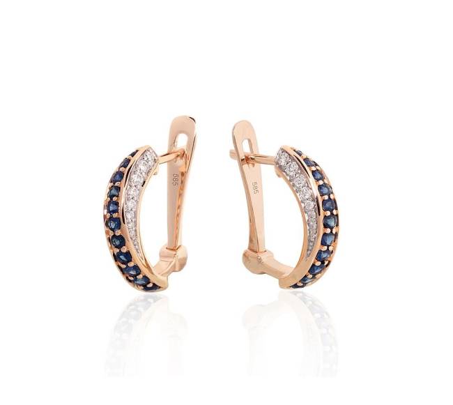 Auksiniai auskarai ant cilindrinės spynos1