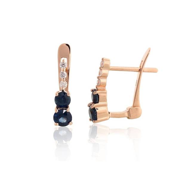 Auksiniai auskarai ant cilindrinės spynos0