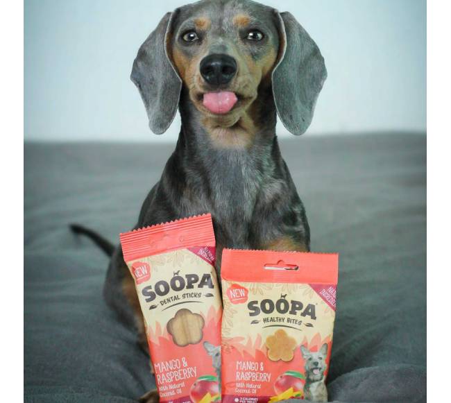 Soopa Healthy Bites šunų skanėstai su mango ir avietėmis (Mango - Raspberry), 50 g5