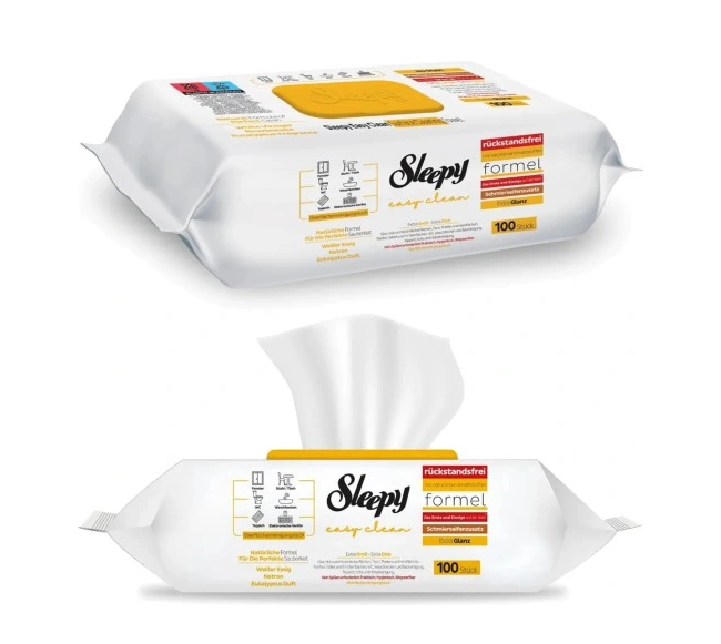 Drėgnos servetėlės...