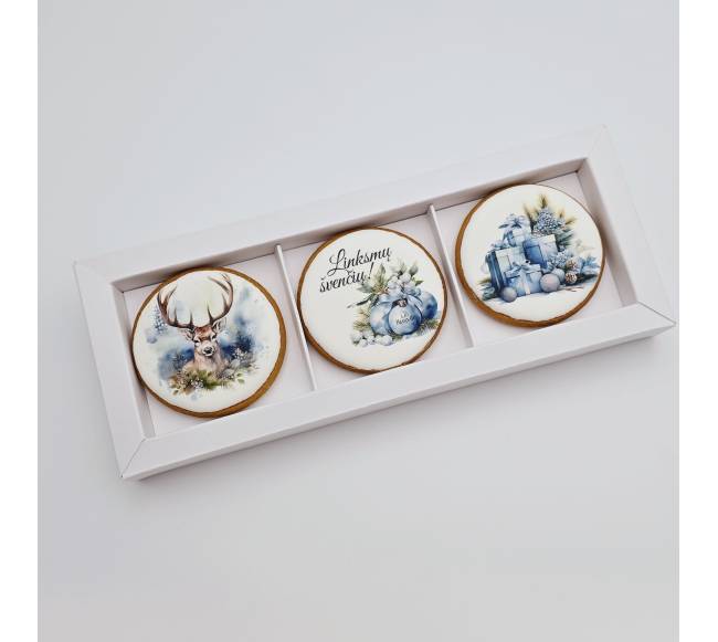 Dekoruotų sausainių...