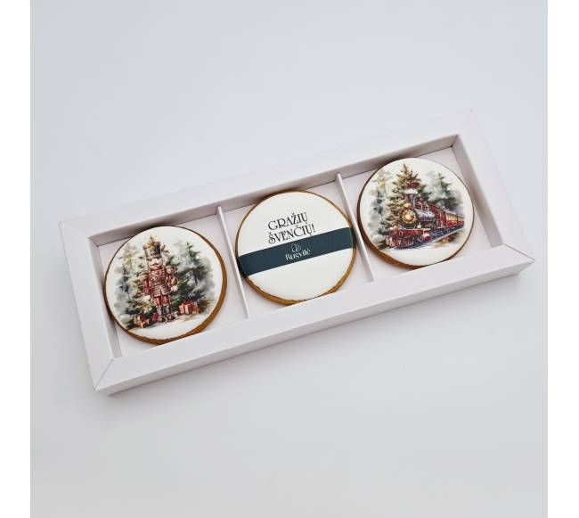 Dekoruotų sausainių...