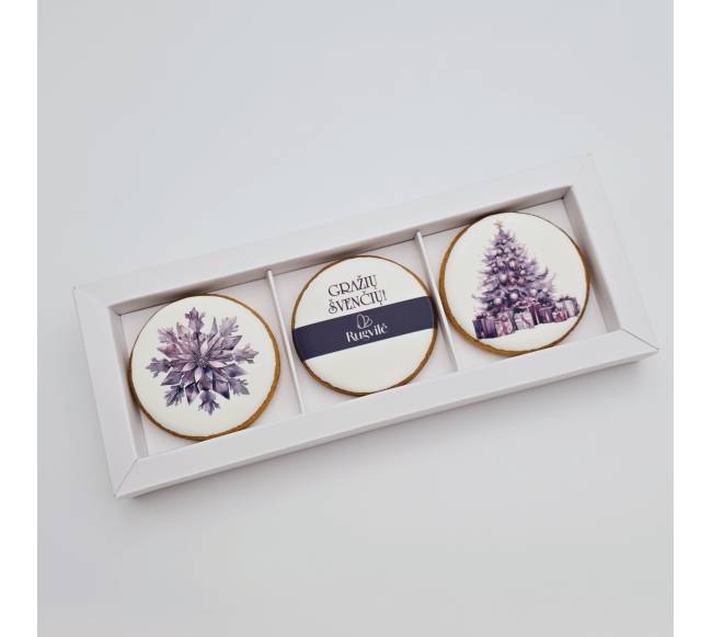 Dekoruotų sausainių...