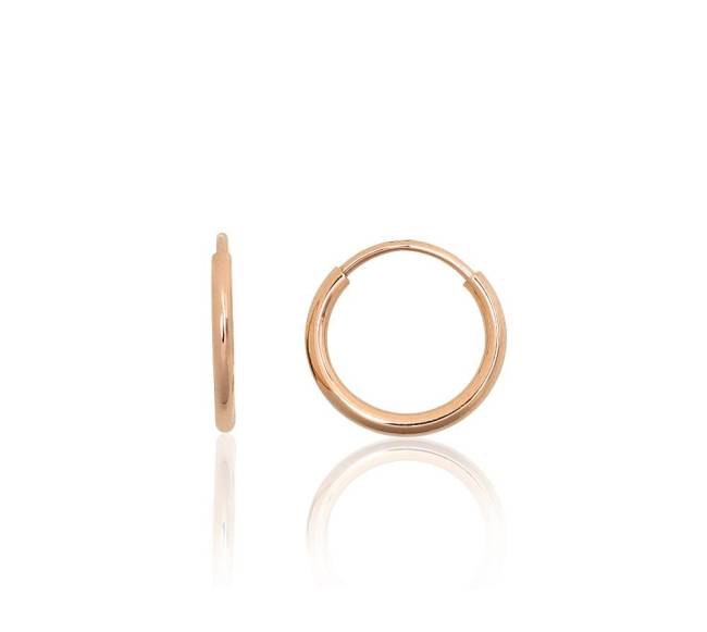 Auksiniai auskarai –žiedai0