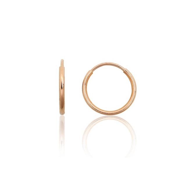 Auksiniai auskarai –žiedai0