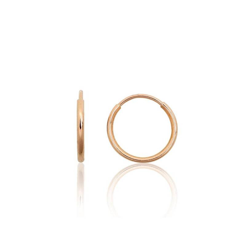 Auksiniai auskarai –žiedai0