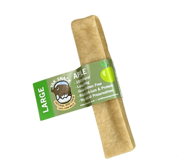 Jako sūris šunims su obuoliais, Yak Snack Apple, L dydis0