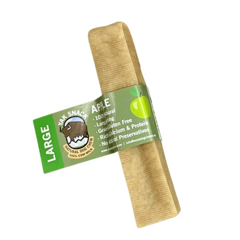 Jako sūris šunims su obuoliais, Yak Snack Apple, L dydis0