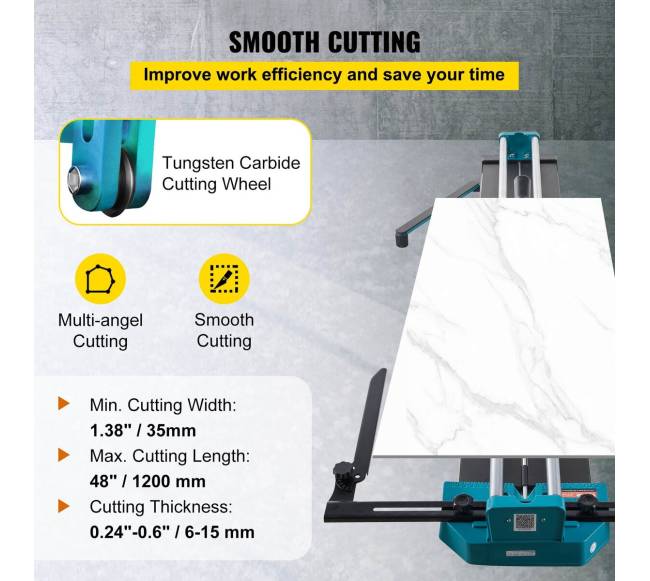 1200 mm plytelių pjaustyklė rankinė2