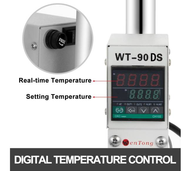 Karšto folijos štampavimo mašina su slankikliu 10x13cm1