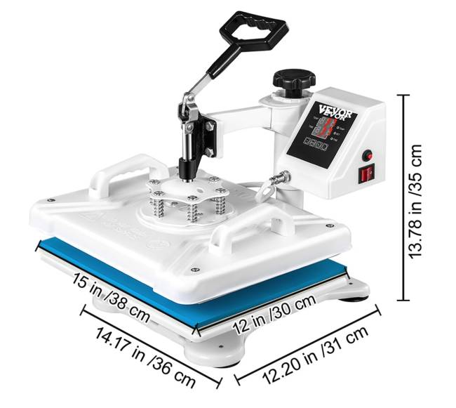 Šilumos presas 30x38 cm 5 viename 1250W7
