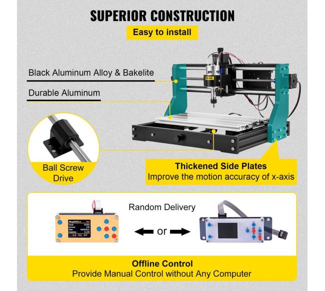 CNC 3018 pro 500mw mini lazerinis graviratorius5