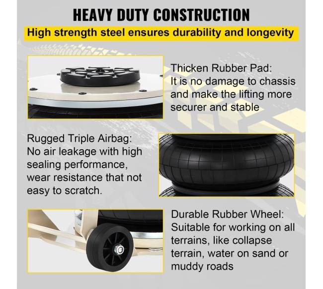 5 tonų pneumatinis oro keltuvas automobiliams3