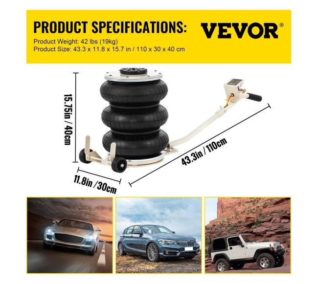 5 tonų pneumatinis oro keltuvas automobiliams6