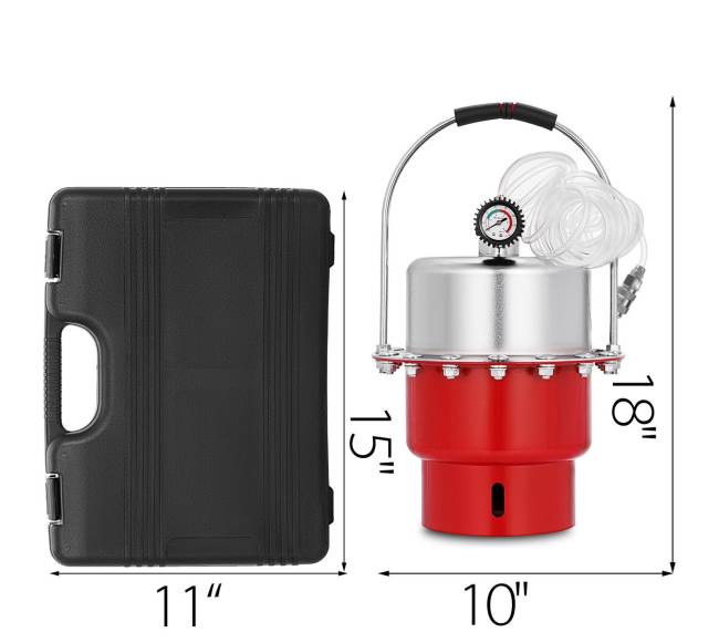 60 psi pneumatinis stabdžių skysčio nuorinimo komplektas7