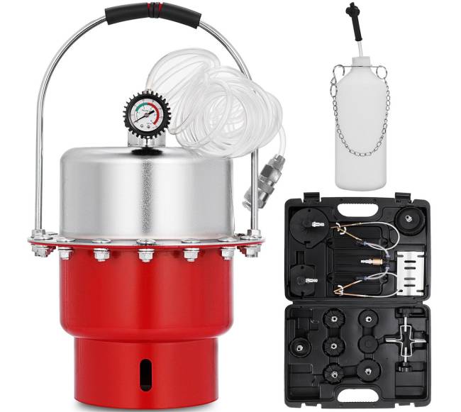 60 psi pneumatinis stabdžių skysčio nuorinimo komplektas9