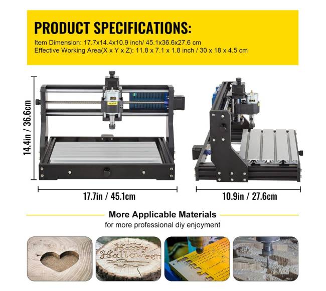 CNC 3018 Pro su GRBL valdymu graveris6