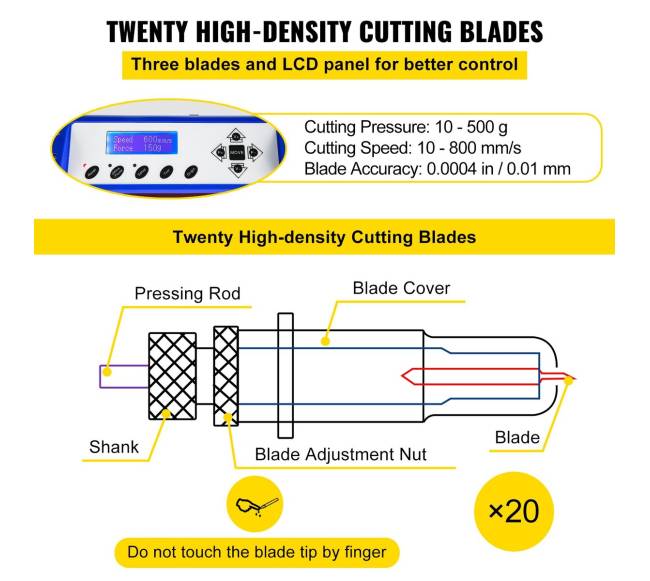 Vinilo pjaustymo mašina su stovu 870 mm3