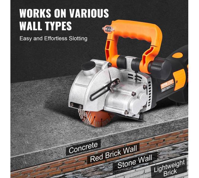 42 mm elektrinė sienų freza griovių pjovimo mašina 4800 W5