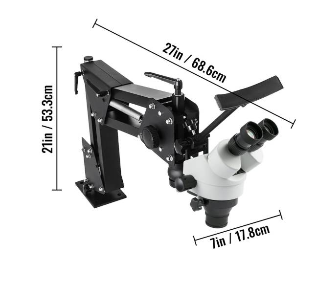 mikroskopas su 76 mm lęšiu ir spyruokliniu laikikliu1