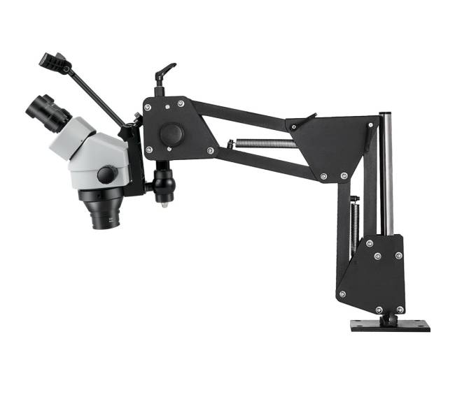 mikroskopas su 76 mm lęšiu ir spyruokliniu laikikliu5