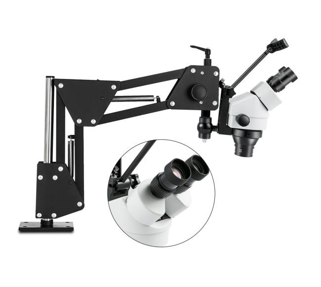 mikroskopas su 76 mm lęšiu ir spyruokliniu laikikliu7