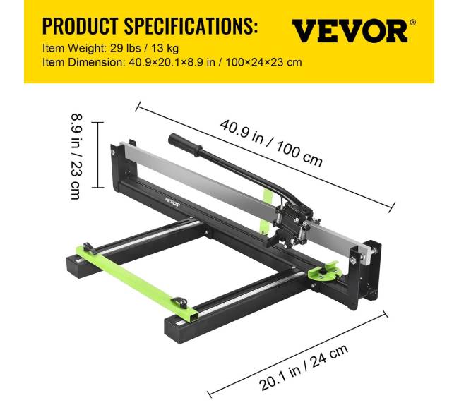 79 cm mėlyna rankinė plytelių pjaustyklė su lazeriu6