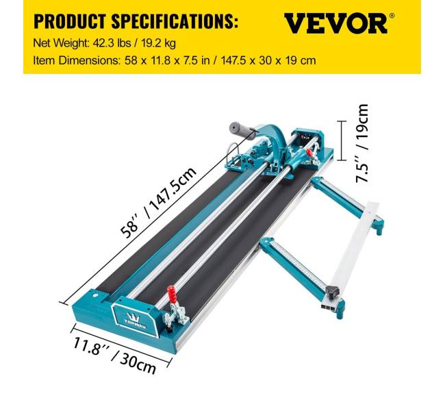 1200 mm plytelių pjaustyklė su dviguba juosta6