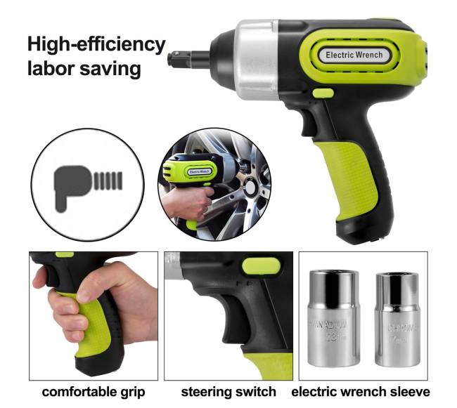 5 tonų elektrinis automobilio domkratas su raktu3