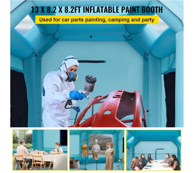 Pripučiama dažymo palapinė 4 m x 2,5 m1