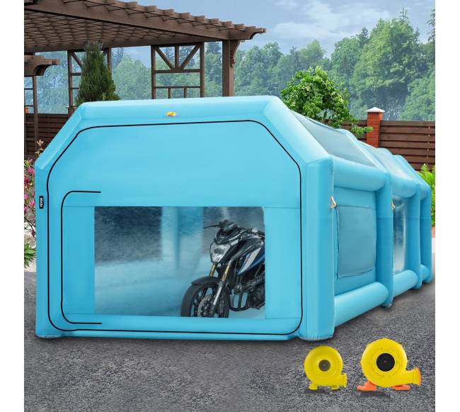 Nešiojama pripučiama dažymo kabina 6x3x2.5 m7