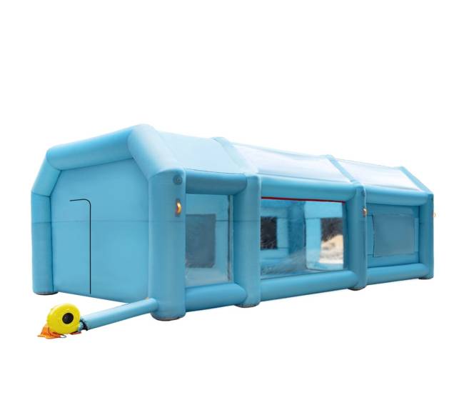 Nešiojama pripučiama dažymo kabina 6x3x2.5 m10