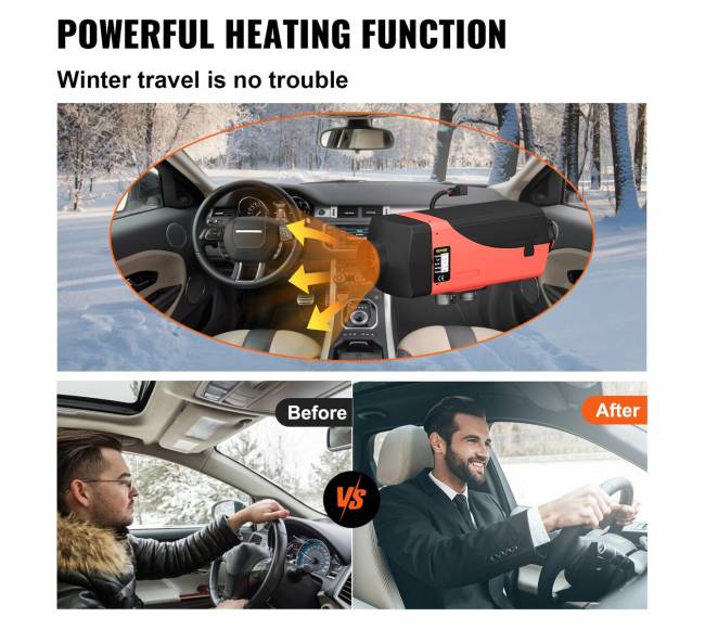 12V 2kW dyzelinis oro šildytuvas2