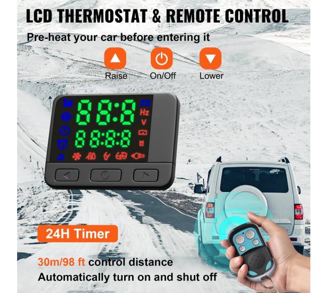 12V 2kW dyzelinis oro šildytuvas4