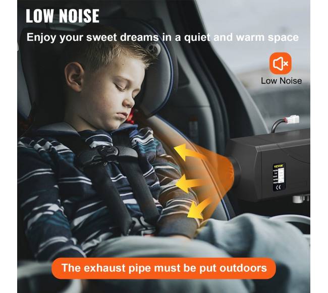 5 kW dyzelinis šildytuvas su LCD ekranu5