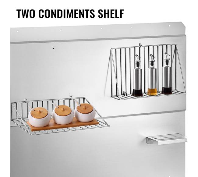 Nerūdijančio plieno sienelė su lentyna3